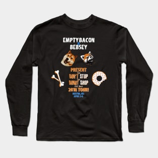 Don't Stop 'til Donut Shop 2018 tour T-Shirt (Alt. effect) Long Sleeve T-Shirt